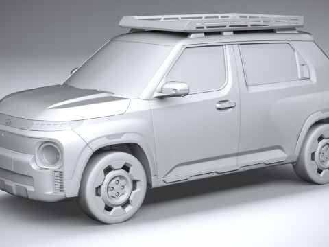 Hyundai Inster Cross 2025 Modelo 3D