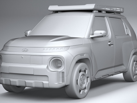 Hyundai Inster Cross 2025 Modelo 3D