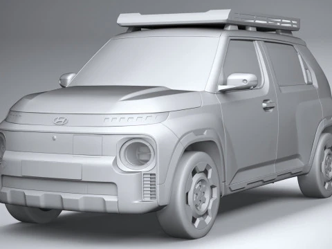 Hyundai Inster Cross 2025 3D Model