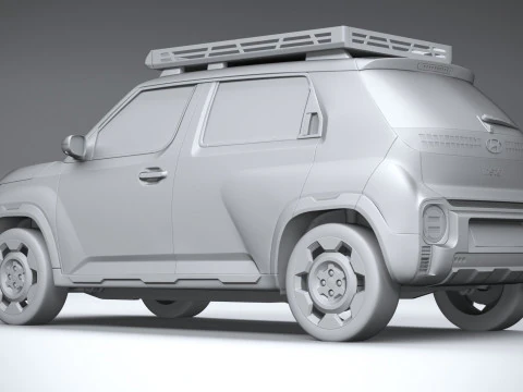 Hyundai Inster Cross 2025 3D Model