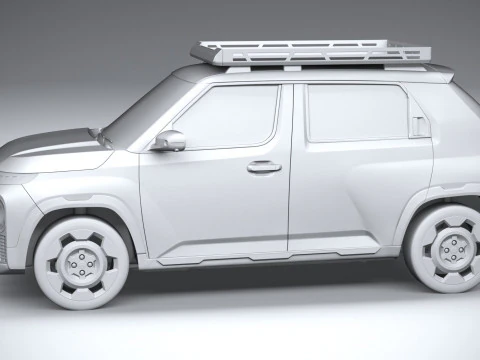 Hyundai Inster Cross 2025 3D Model