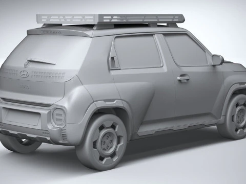 Hyundai Inster Cross 2025 3D Model