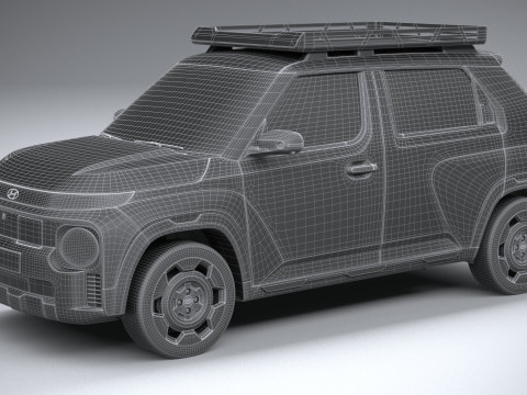 Hyundai Inster Cross 2025 Modelo 3D