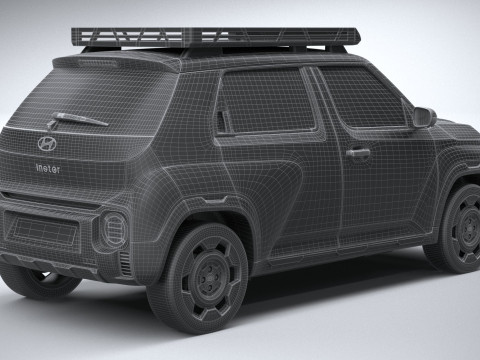 Hyundai Inster Cross 2025 Modelo 3D