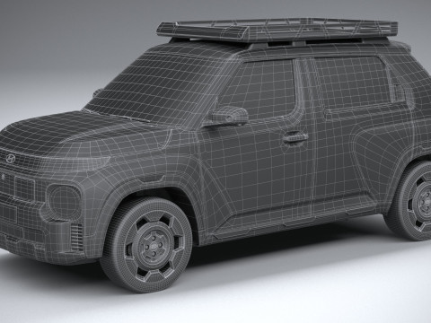 Hyundai Inster Cross 2025 Modelo 3D