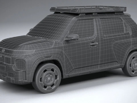 Hyundai Inster Cross 2025 3D Model