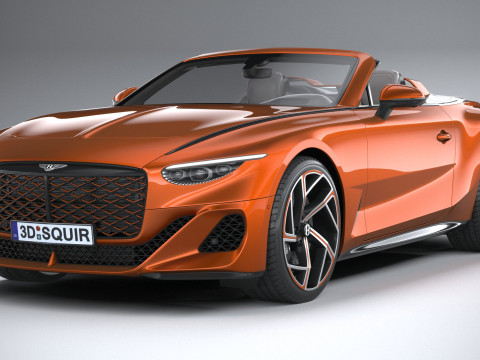 Bentley Batur Convertible 2025 3D Model