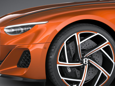Bentley Batur Convertible 2025 3D Model