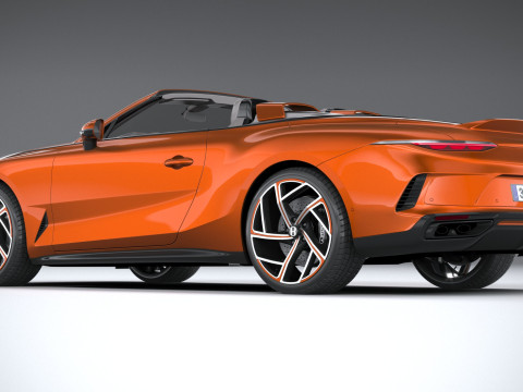 Bentley Batur Convertible 2025 3D Model