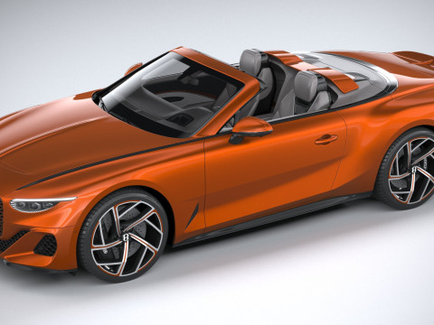 Bentley Batur Convertible 2025 3D Model