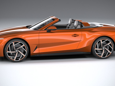 Bentley Batur Convertible 2025 3D Model