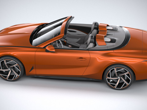 Bentley Batur Convertible 2025 3D Model