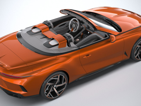 Bentley Batur Convertible 2025 3D Model