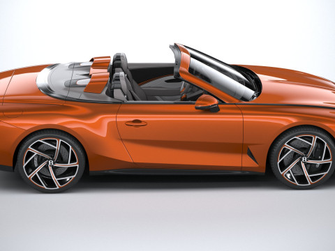 Bentley Batur Convertible 2025 3D Model