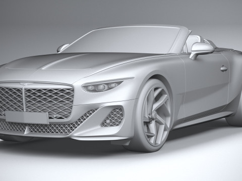 Bentley Batur Convertible 2025 3D Model