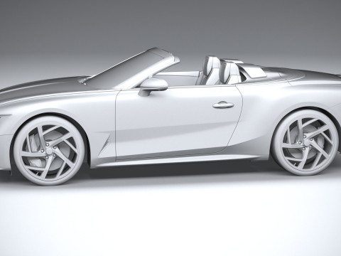 Bentley Batur Convertible 2025 3D Model
