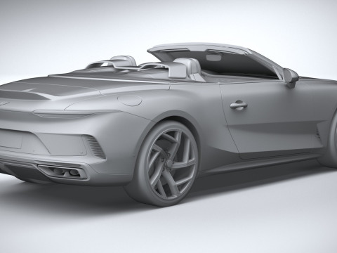 Bentley Batur Convertible 2025 3D Model