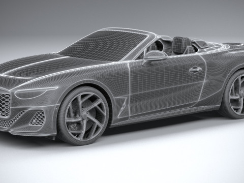 Bentley Batur Convertible 2025 3D Model