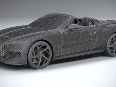 Bentley Batur Convertible 2025 3D Model