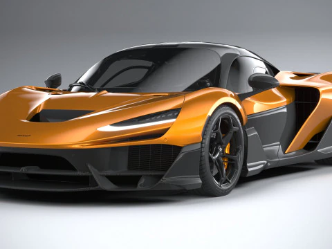 Mclaren W1 2025 3D Model