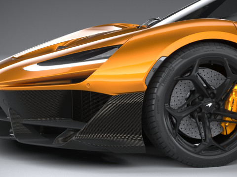 Mclaren W1 2025 Modelo 3D