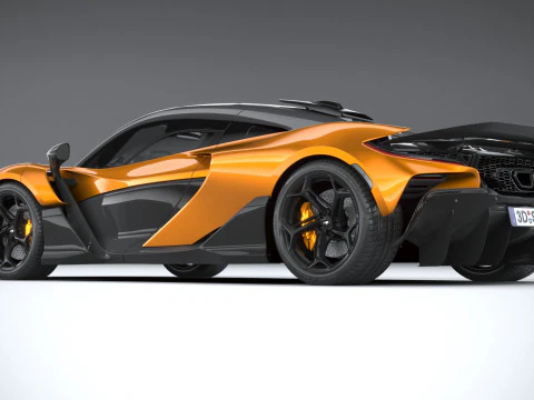 Mclaren W1 2025 3D Model