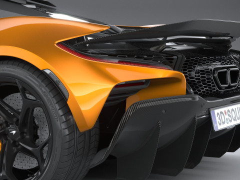 Mclaren W1 2025 Modelo 3D