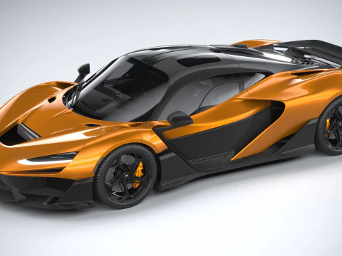 Mclaren W1 2025 3D Model