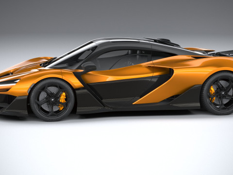 Mclaren W1 2025 Modelo 3D
