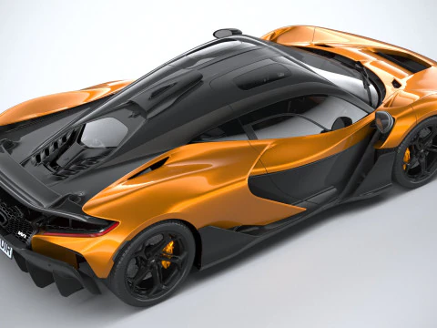 Mclaren W1 2025 3D Model