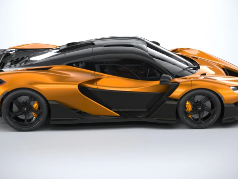 Mclaren W1 2025 3D Model