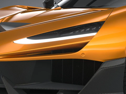 Mclaren W1 2025 3D Model