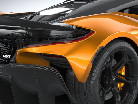 Mclaren W1 2025 3D Model