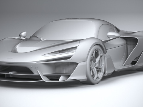 Mclaren W1 2025 Modelo 3D