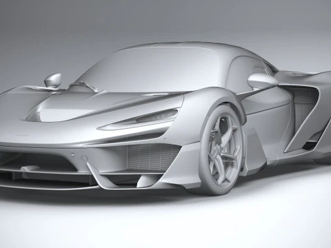 Mclaren W1 2025 3D Model