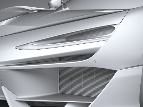 Mclaren W1 2025 3D Model