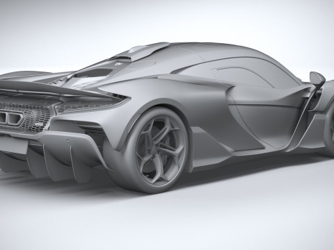 Mclaren W1 2025 Modelo 3D