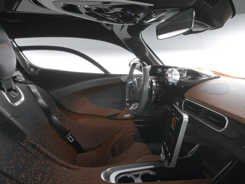 Mclaren W1 2025 3D Model