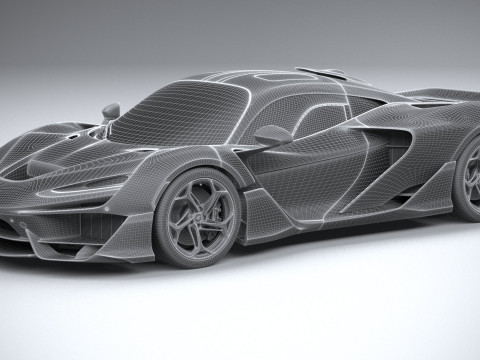 Mclaren W1 2025 Modelo 3D