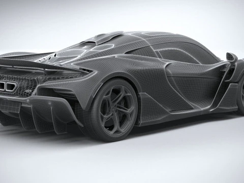 Mclaren W1 2025 3D Model