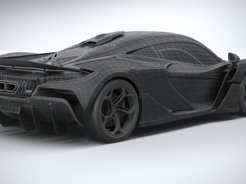 Mclaren W1 2025 Modelo 3D