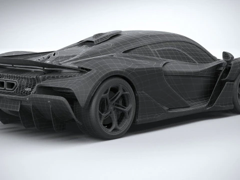Mclaren W1 2025 3D Model