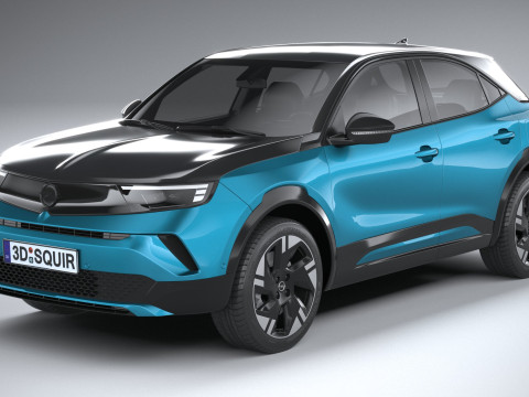 Opel Mokka 2025 3D 모델