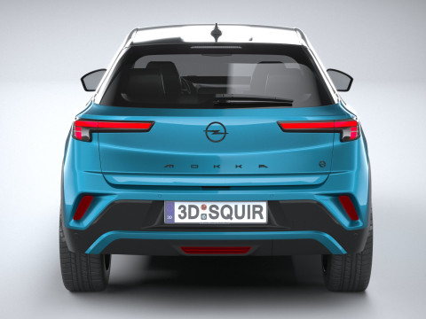 Opel Mokka 2025 3D 모델