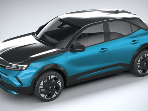 Opel Mokka 2025 3D 모델