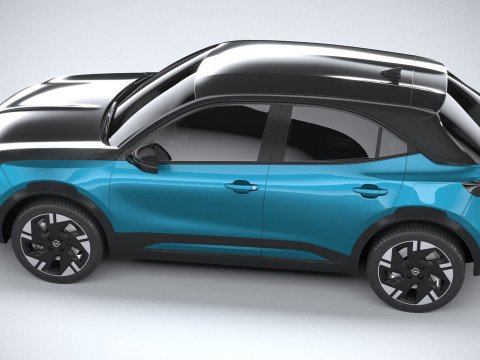 Opel Mokka 2025 3D 모델