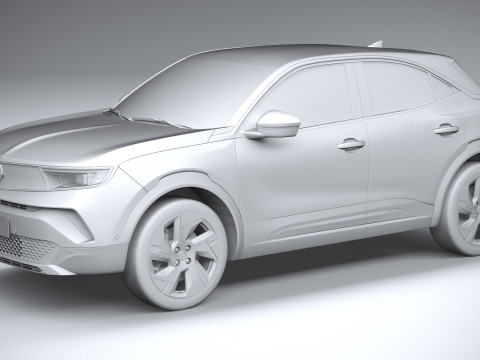 Opel Mokka 2025 3D 모델