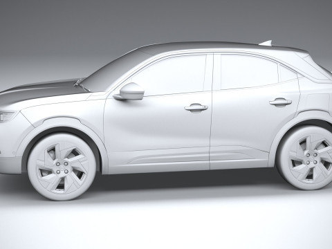 Opel Mokka 2025 3D 모델