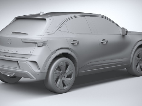 Opel Mokka 2025 3D 모델
