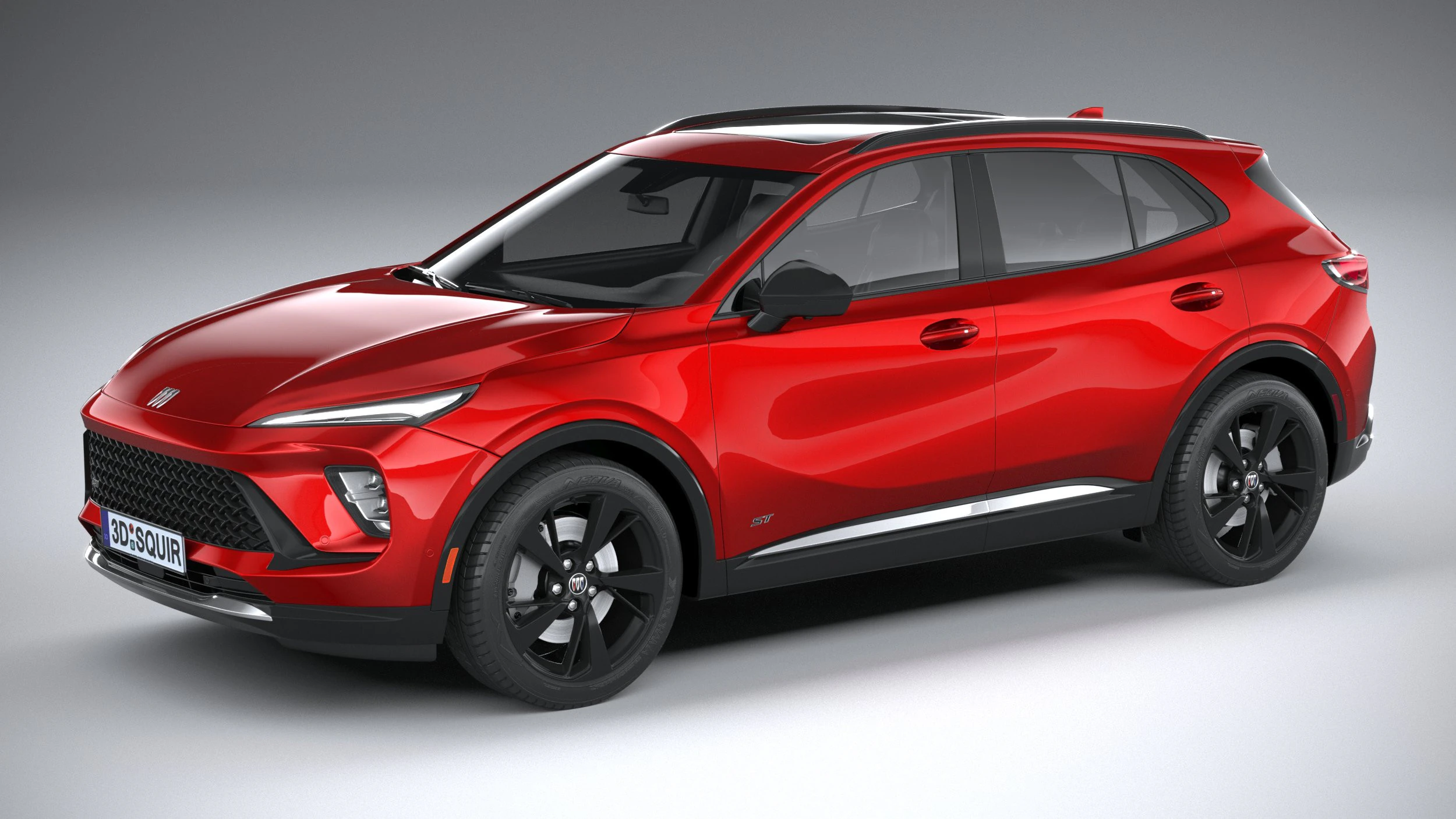 Buick Envision ST 2024 3D Model .c4d .max .obj .3ds .fbx .stl .blend 